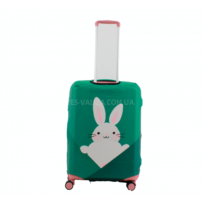 Чехол для чемодана Польша средний М ткань (дайвинг) заяц /Fly 285-24, фото 3