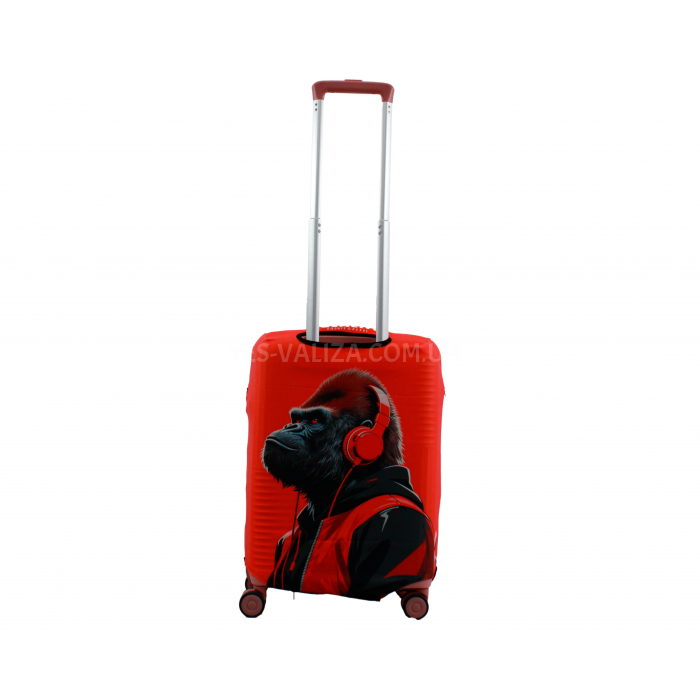 Чехол для чемодана Польша малый S ткань (дайвинг) FLY 498-20 горила, фото 3