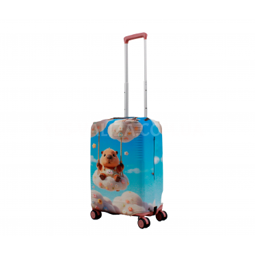 Чехол для чемодана Польша малый S ткань (дайвинг) FLY 263-20 хомяк