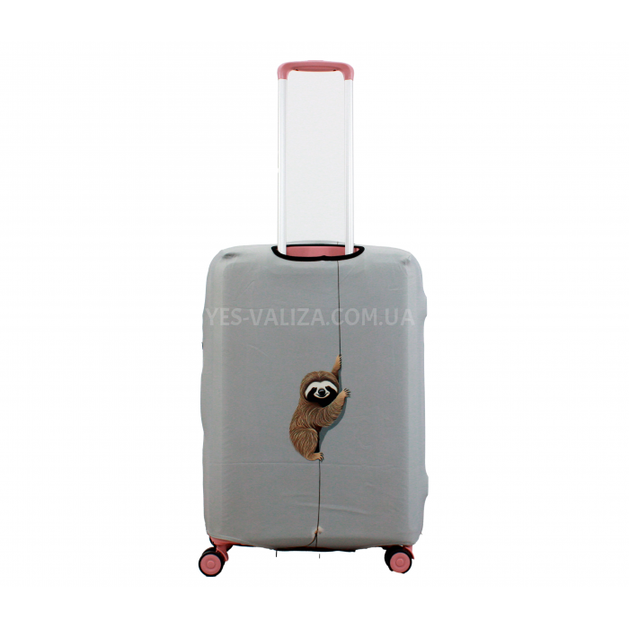 Чехол для чемодана Польша средний М ткань (дайвинг) звери/Fly 385-24, фото 2