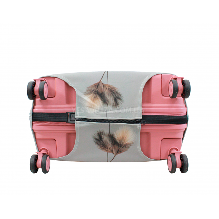 Чехол для чемодана Польша средний М ткань (дайвинг) звери/Fly 385-24, фото 5