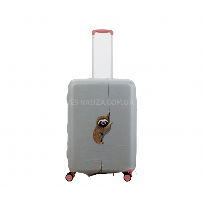 Чохол для валізи Польща середній М (дайвінг) звірі /Fly 385-24, фото 3