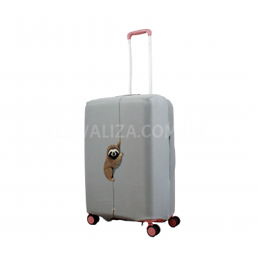 Чохол для валізи Польща середній М (дайвінг) звірі /Fly 385-24