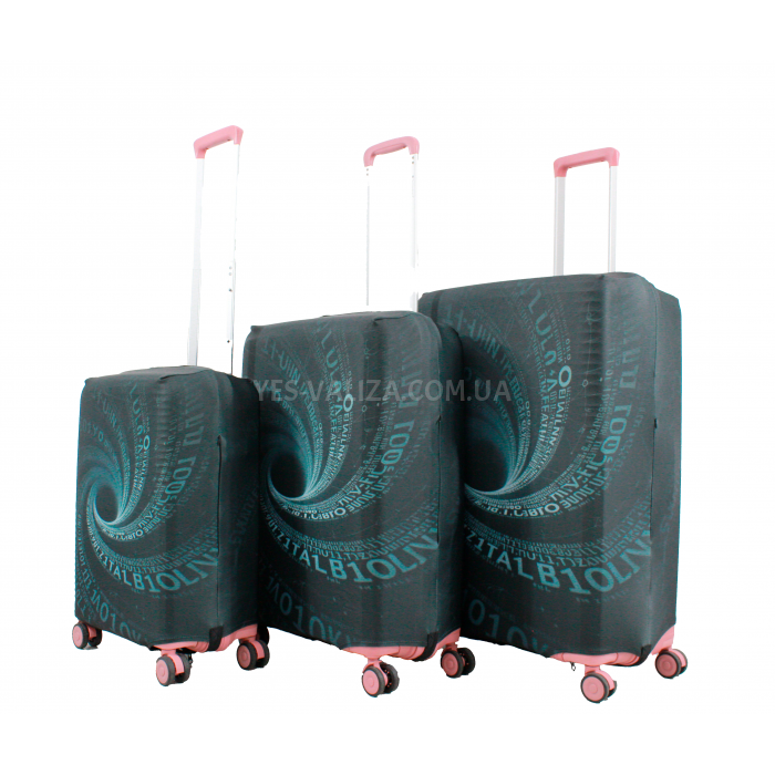 Чохол для валізи Польща середній М (дайвінг) hole /Fly 013-24, фото 7