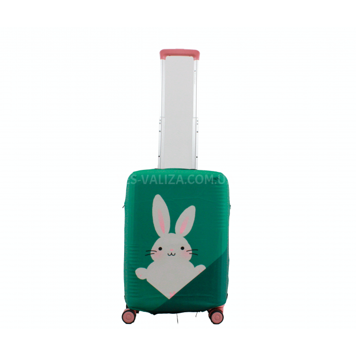 Чехол для чемодана Польша малый S ткань (дайвинг) заяц /Fly 295-20, фото 2