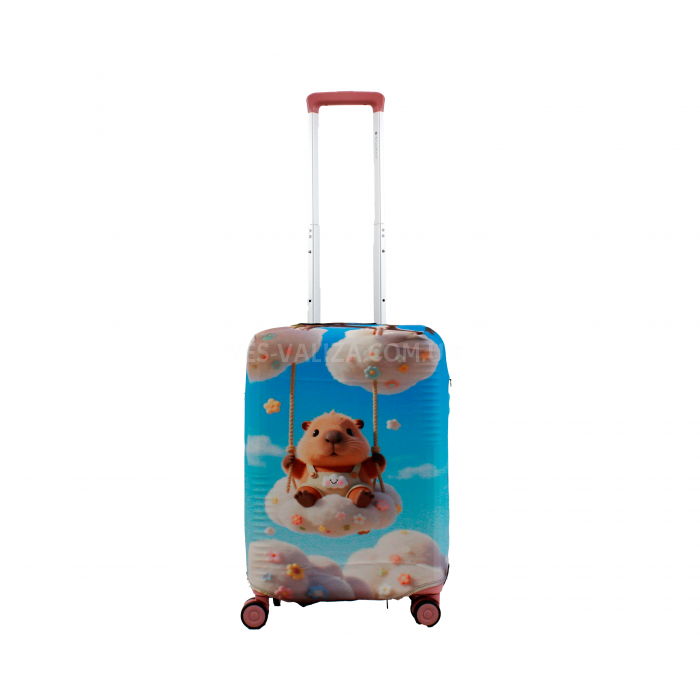 Чохол для валізи Польща малий S (дайвінг) хомяк /Fly 263-20, фото 3