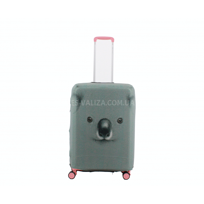 Чехол для чемодана Польша средний М ткань (дайвинг) панда /Fly 624-24, фото 3