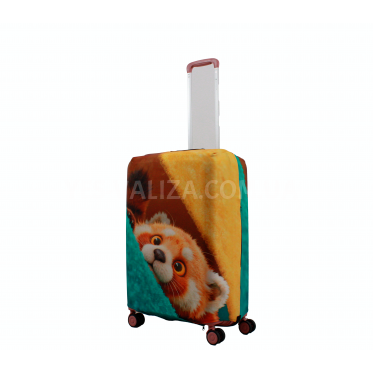 Чехол для чемодана Польша средний М ткань (дайвинг) звери /Fly 093-24