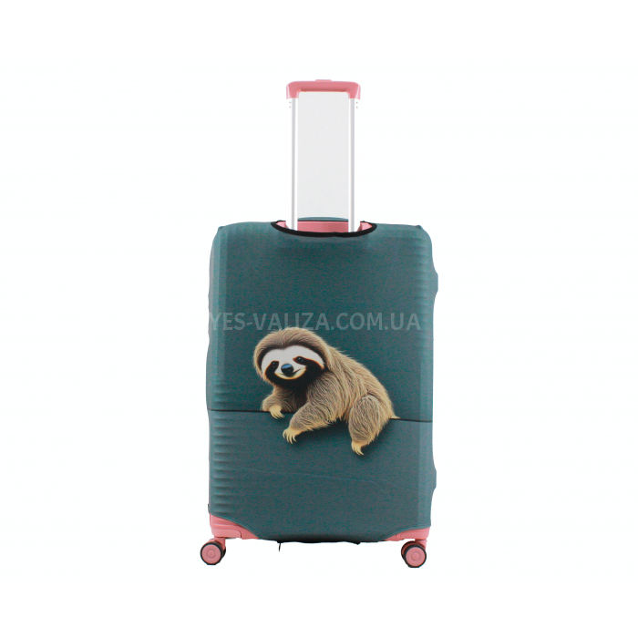 Чехол для чемодана Польша большой L ткань (дайвинг) sloth /Fly 796-28, фото 2