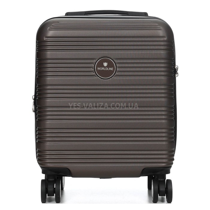 Чемодан Франция малый S кофе 55х40х25(+5)см/50л/2.9кг/Worldline 805, фото 2