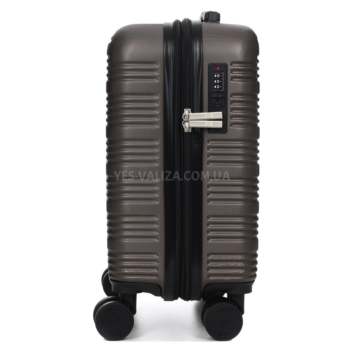 Чемодан Франция малый S кофе 55х40х25(+5)см/50л/2.9кг/Worldline 805, фото 4