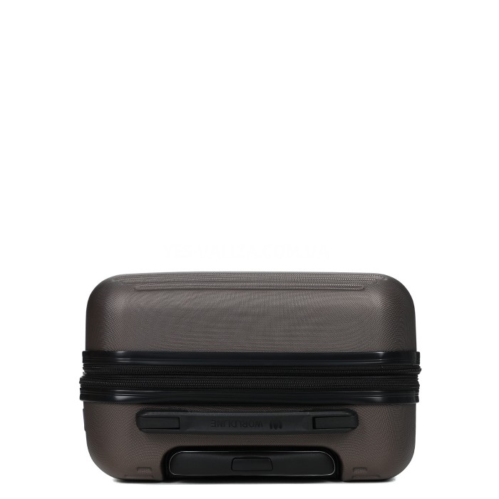 Чемодан Франция малый S кофе 55х40х25(+5)см/50л/2.9кг/Worldline 805, фото 7