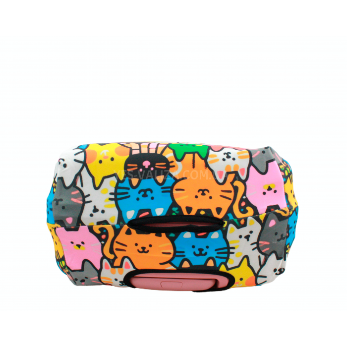 Чохол для валізи Польща малий S (дайвінг) коти /Fly 207-20, фото 4