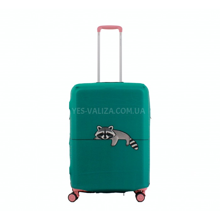 Чохол для валізи Польща середній М (дайвінг) єнот /Fly 731-24, фото 3
