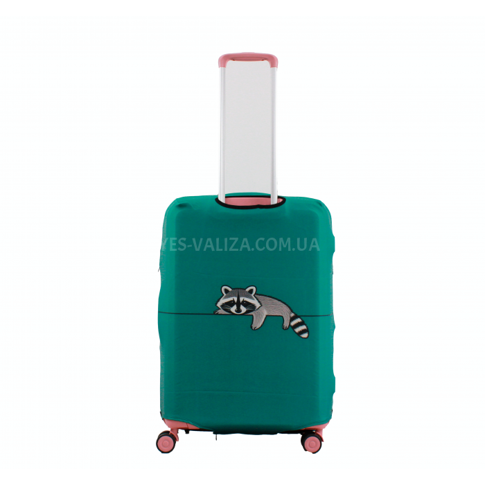 Чохол для валізи Польща середній М (дайвінг) єнот /Fly 731-24, фото 4