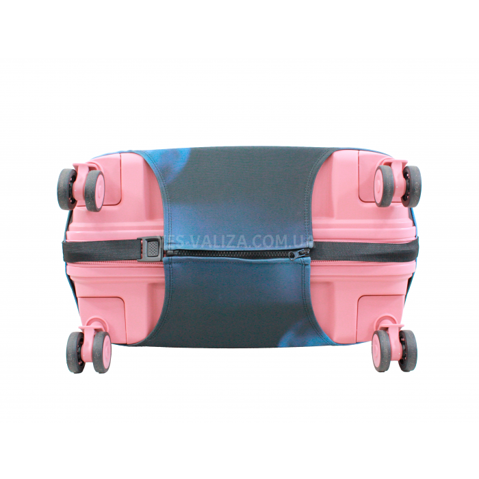 Чехол для чемодана Польша малый S ткань (дайвинг) киты /Fly 841-20, фото 7