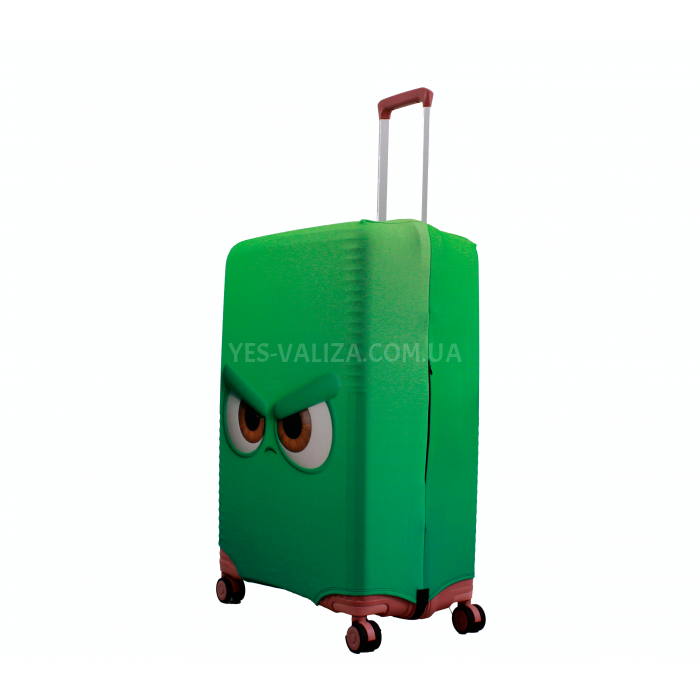 Чехол для чемодана Польша большой L ткань (дайвинг) гринч /Fly 458-28, фото 1