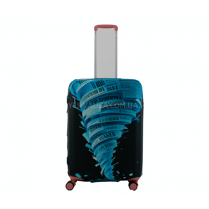 Чехол для чемодана Польша средний М ткань (дайвинг) ураган /Fly 248-24, фото 3