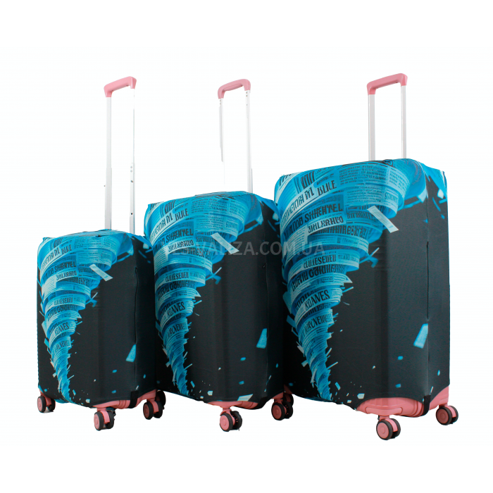 Чохол для валізи Польща середній М (дайвінг) ураган /Fly 248-24, фото 7