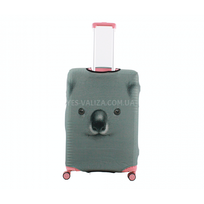 Чохол для валізи Польща великий L тканина (дайвінг) звірі /Fly 385-28, фото 3