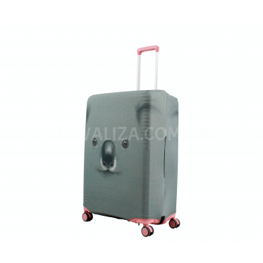 Чохол для валізи Польща великий L тканина (дайвінг) звірі /Fly 385-28