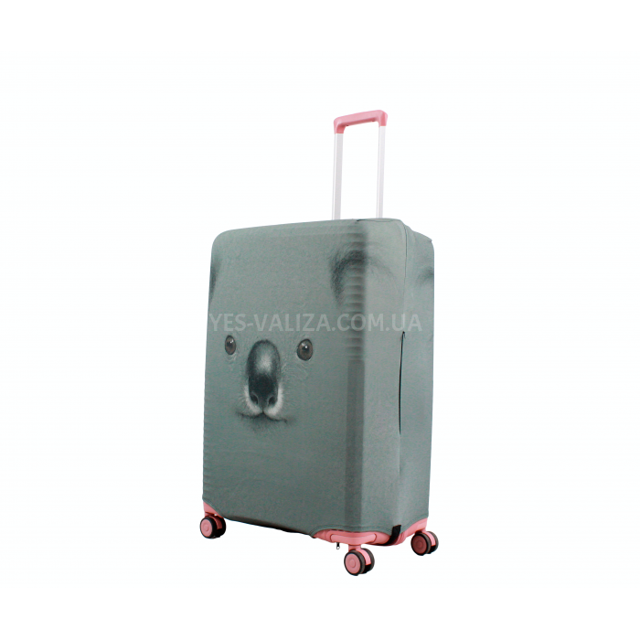 Чохол для валізи Польща великий L тканина (дайвінг) звірі /Fly 385-28, фото 1