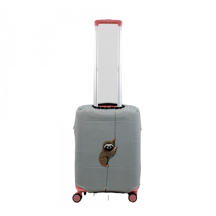 Чехол для чемодана Польша малый S ткань (дайвинг) звери /Fly 385-20, фото 4