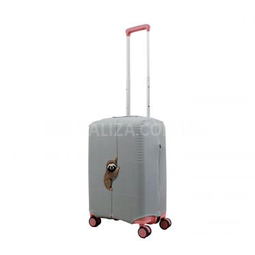 Чехол для чемодана Польша малый S ткань (дайвинг) звери /Fly 385-20