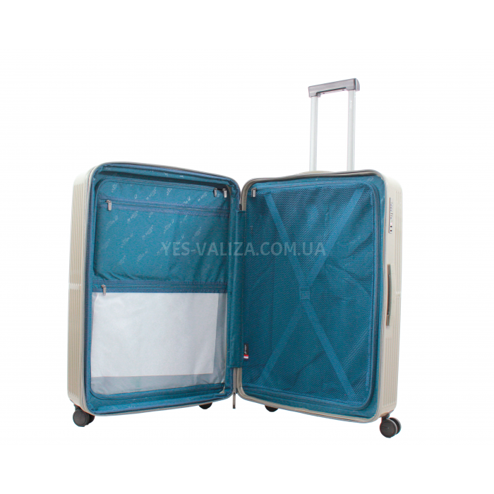 Валіза велика L полікарбонат шамп 75х51х32+3/116л/4.7кг/Airtex 747, фото 10