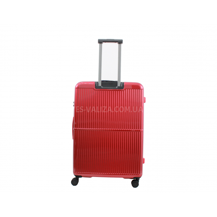Чемодан большой L поликарбонат бордо 75х51х32+3/116л/4.7кг/Airtex 747, фото 3