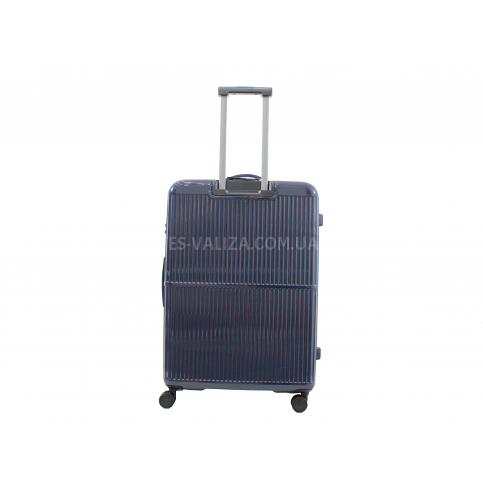 Валіза велика L полікарбонат синій 75х51х32+3/116л/4.7кг/Airtex 747, фото 5