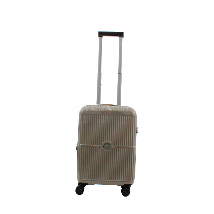 Валіза мала S полікарбонат шамп 55х35х20+3/40л/2.98кг/Airtex 747, фото 3