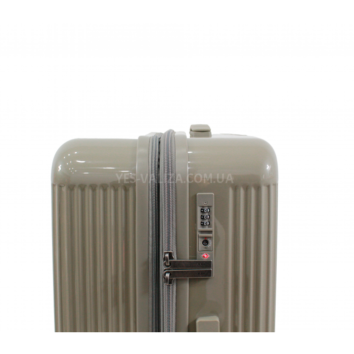 Валіза мала S полікарбонат шамп 55х35х20+3/40л/2.98кг/Airtex 747, фото 10