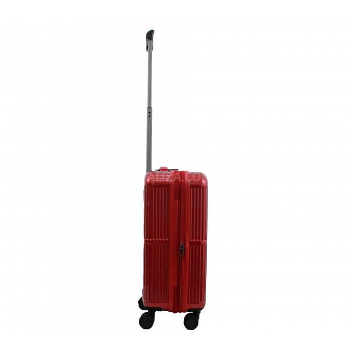 Чемодан малый S поликарбонат бордо 55х35х20+3/40л/2.98кг/Airtex 747, фото 4