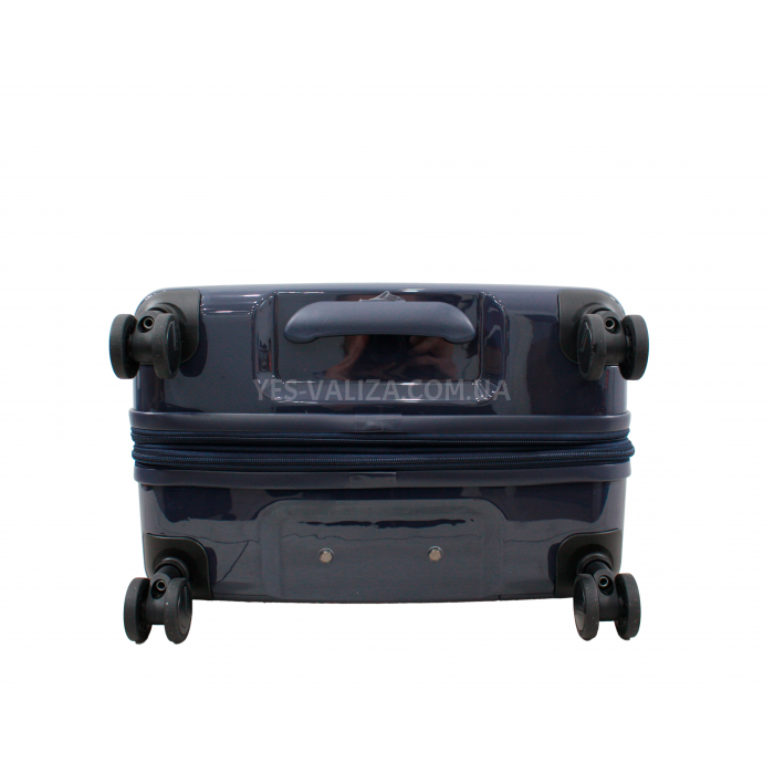 Валіза мала S полікарбонат синій 55х35х20+3/40л/2.98кг/Airtex 747, фото 7