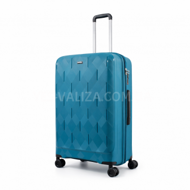 Чемодан большой полипропилен синий 75х49х32+3/109л/4.9кгWorldline 295