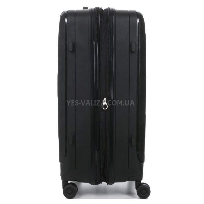 Валіза велика поліпропілен чорний 75х49х32+3/109л/4.9кг/Worldline 295, фото 9