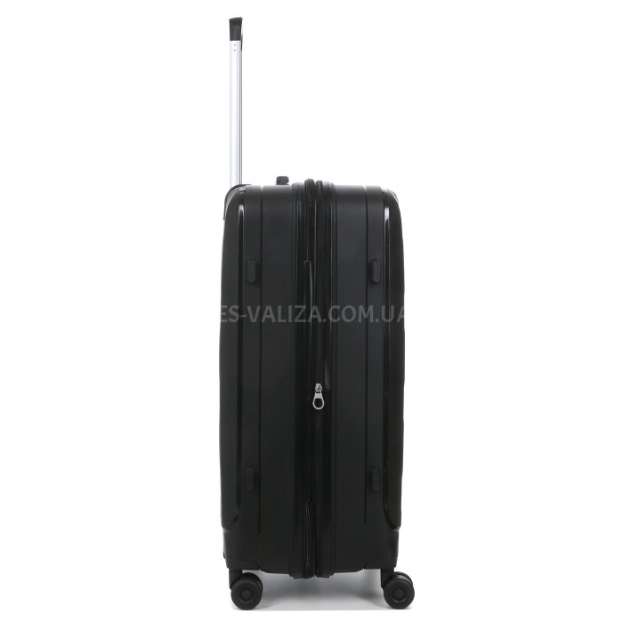 Валіза велика поліпропілен чорний 75х49х32+3/109л/4.9кг/Worldline 295, фото 12