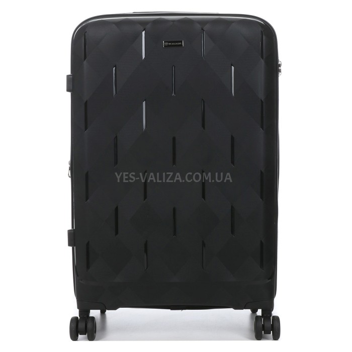 Валіза велика поліпропілен чорний 75х49х32+3/109л/4.9кг/Worldline 295, фото 8