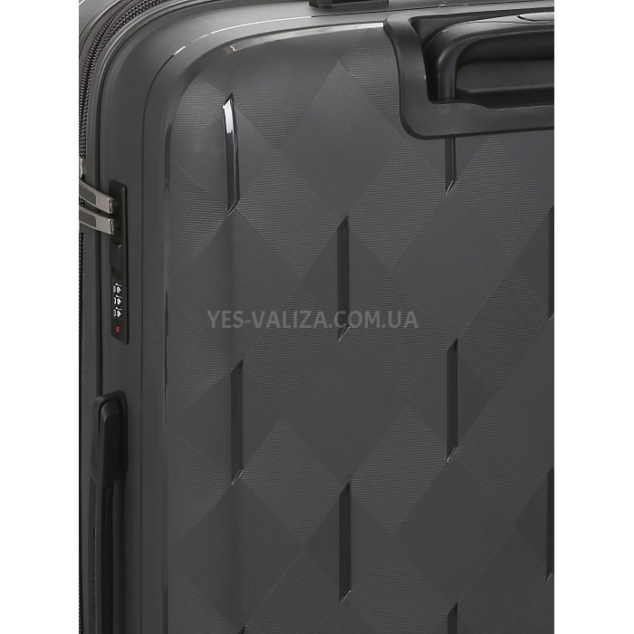Валіза велика поліпропілен сірий 75х49х32+3/109л/4.9кг/Worldline 295, фото 13