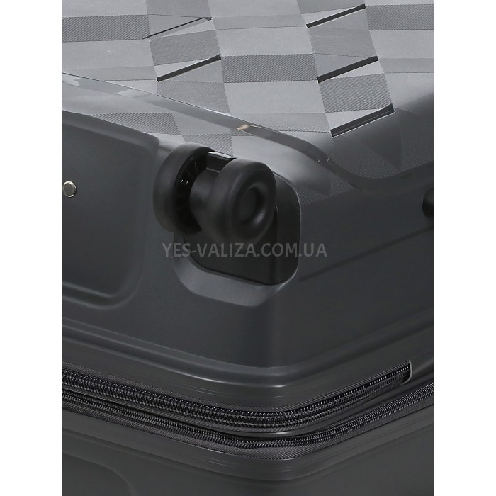 Валіза велика поліпропілен сірий 75х49х32+3/109л/4.9кг/Worldline 295, фото 11