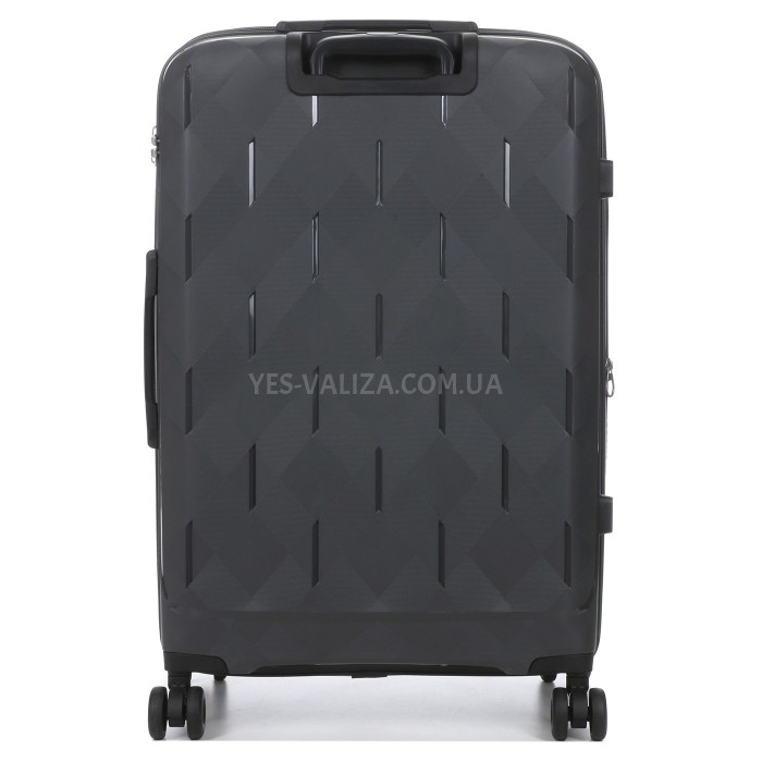 Валіза велика поліпропілен сірий 75х49х32+3/109л/4.9кг/Worldline 295, фото 4