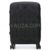 Валіза середня М поліпропілен чорний 65х45х28+3/75л/3.8кг/Worldline295, фото 19