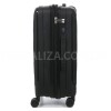 Валіза середня М поліпропілен чорний 65х45х28+3/75л/3.8кг/Worldline295, фото 20