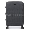 Валіза середня М поліпропілен сірий 65х45х28+3/75л/3.8кг/Worldline295, фото 21