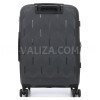 Валіза середня М поліпропілен сірий 65х45х28+3/75л/3.8кг/Worldline295, фото 26