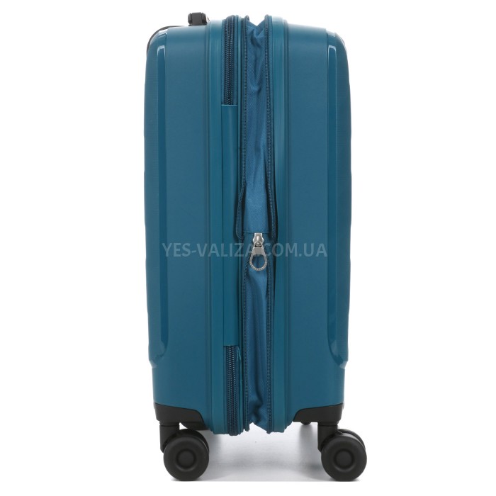 Чемодан малый S полипропилен синий 55х38х23+3/44л/3.0кг/Worldline 295, фото 6