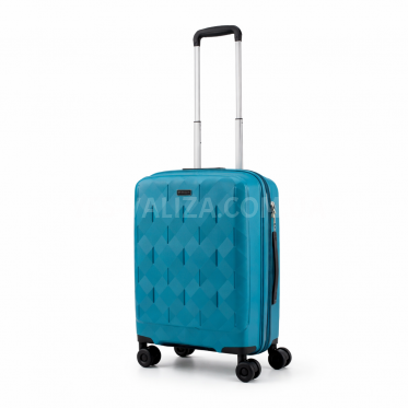 Чемодан малый S полипропилен синий 55х38х23+3/44л/3.0кг/Worldline 295