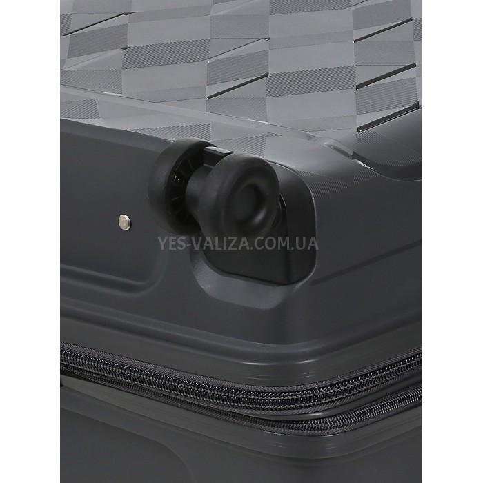 Набір валіз Франція (L M S-3шт) поліпропілен сірий Worldline 295, фото 3