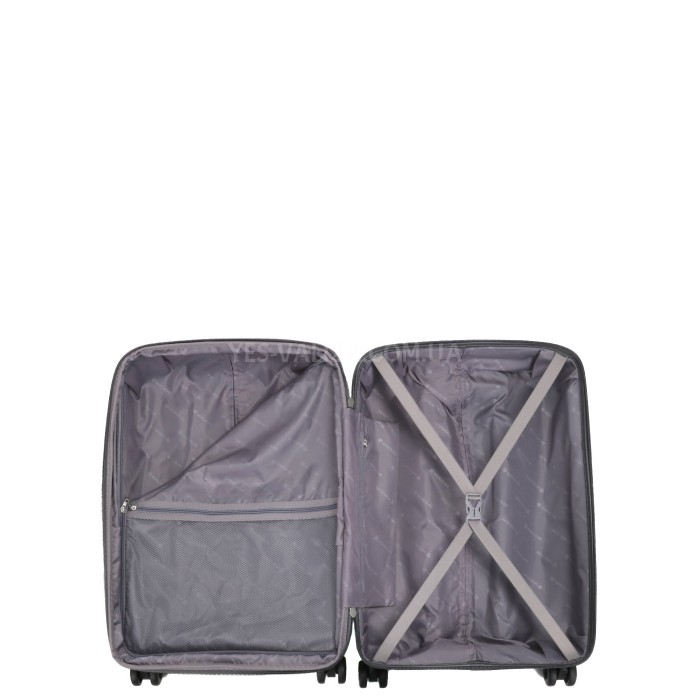 Набір валіз Франція (L M S-3шт) поліпропілен сірий Worldline 295, фото 2